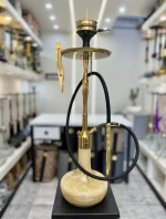 قلیون کرنو طلایی